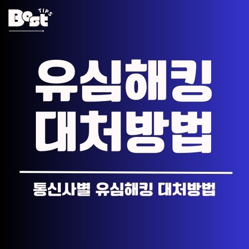 유심해킹 대처방법