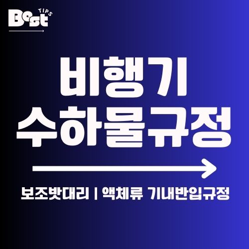 비행기 수하물규정