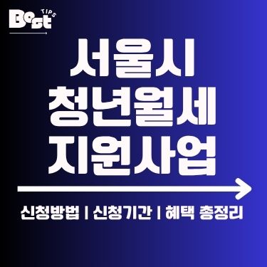 서울시 청년월세 지원사업
